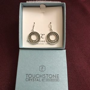 Touchstone Crystal Round and Round earrings.